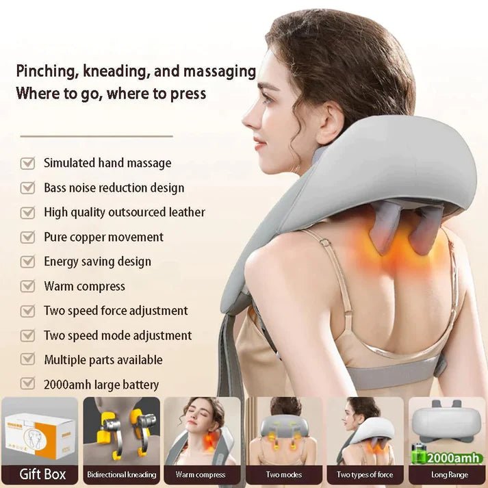 Pain Relief Neck and Shoulder Heat Massager Maxum
