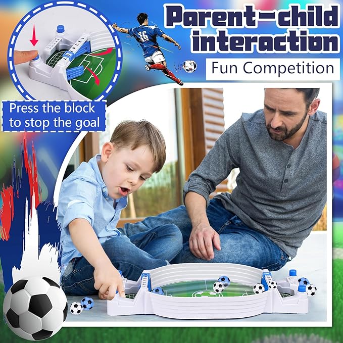 Tabletop Football Set | BUY 1 GET 1 FREE | مجموعة كرة القدم الطاولة | اشتري 1 واحصل على 1 مجانًا