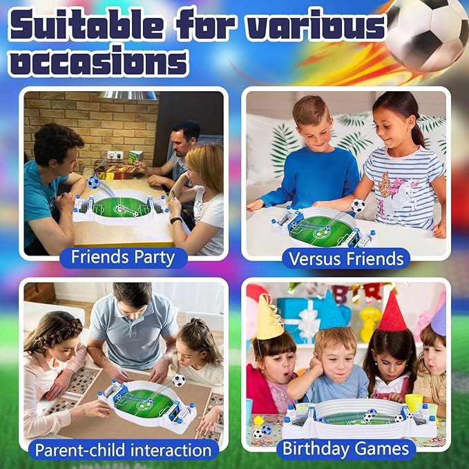 Tabletop Football Set | BUY 1 GET 1 FREE | مجموعة كرة القدم الطاولة | اشتري 1 واحصل على 1 مجانًا